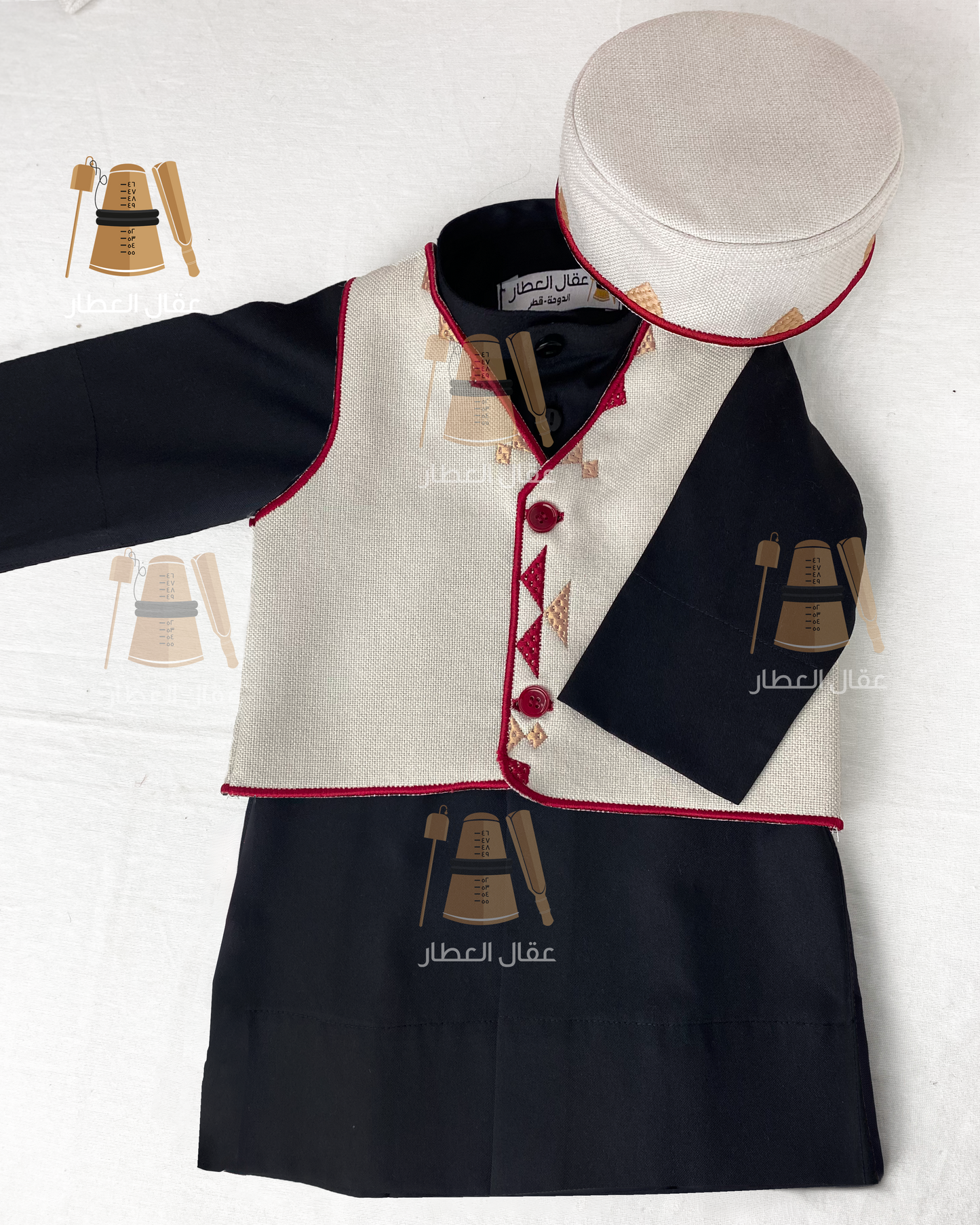 Saddu Fur Vest Set for Kids