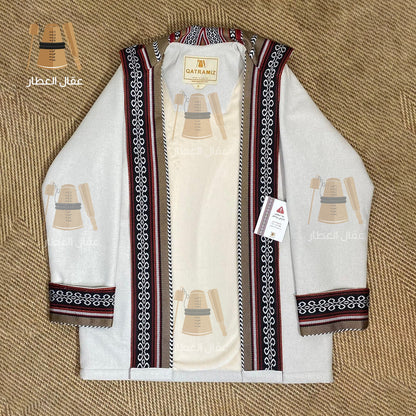 Round Pattern Saddu Coat for Men